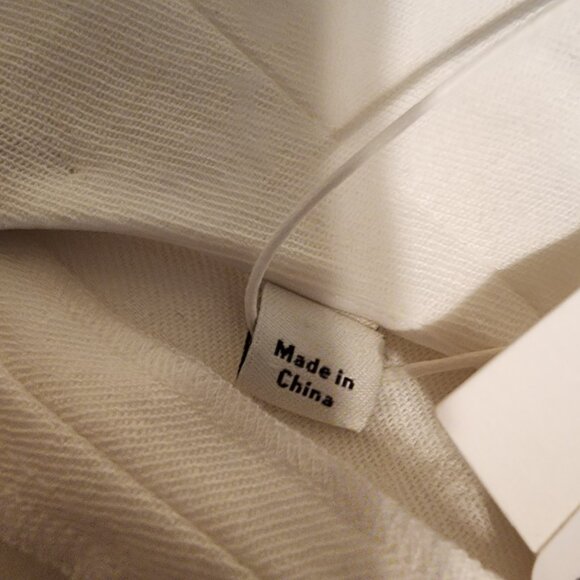 Vince Paneled Scoop Neck Dress NWT White Small - Picture 11 of 15